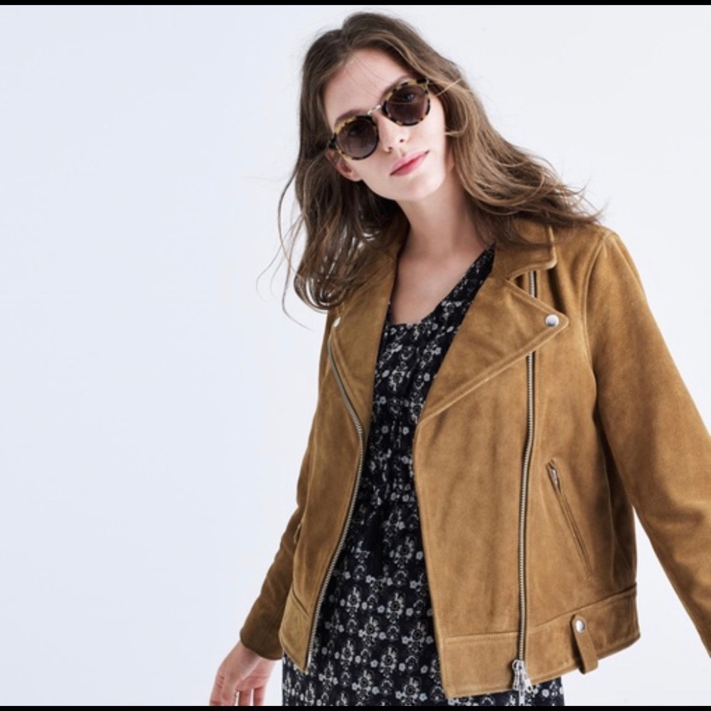Madewell suede Moto jacket
